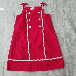 Hanna Andersson Red and White Dress